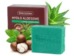 MYDŁO aloesowe z miętą i masłem shea  100 g
