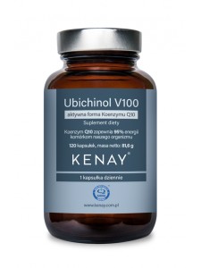Ubichinol V100 aktywna forma Koenzymu Q10 120 kaps.