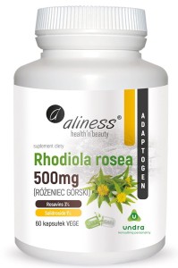 Rhodiola rosea (różeniec górski) 500mg x 60 kaps.