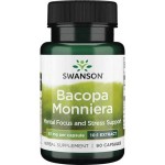 Bacopa Monniera 10:1 extract 50mg 90 kapsułek