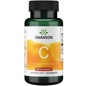 Witamina C 500mg z dziką różą 100 kapsułek