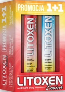 Litoxen Senior Zestaw 1+1, 2x20 tabl. musujących ELEKTOLITY