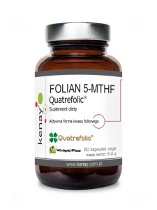 FOLIAN 5-MTHF (aktywny kwas foliowy) Quatrefolic® 60 kaps.