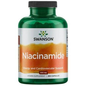 Niacinamide (Niacynamid) 500 mg - 250 kapsułek