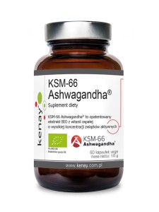 Ashwagandha®KSM-66  BIO 60 kaps.