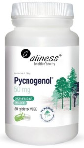 Pycnogenol® extract 65% 50 mg 60 tabletek VEGE
