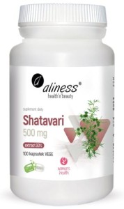 Shatavari ekstrakt 30% 500mg 100 kaps.