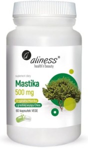 Mastika, sproszkowana żywica Pistacia lentiscus 500mg 60 kaps.