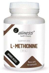 L-Methionine 500 mg  100 Vege caps.