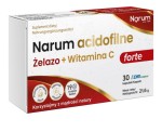 Narum Acidofilne Żelazo + witamina C 600 mg 30 kaps.