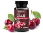 ŻELAZO 3 formy, wiśnia, witamina C 60 kaps.