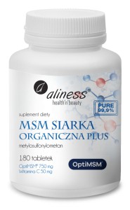 MSM Siarka Organiczna PLUS x 180 tabletek