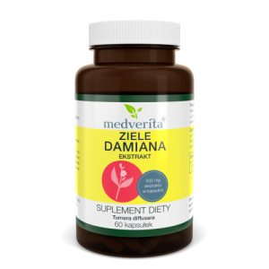 Ziele Damiana – ekstrakt z Turnera diffusa, 60 kaps.