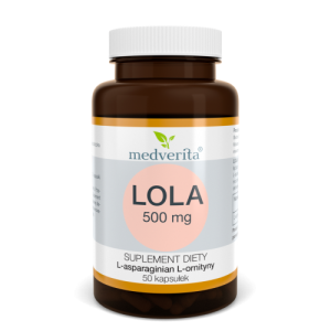 LOLA 500 mg - L-asparaginian L-ornityny  50 kaps.