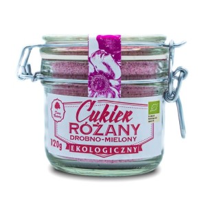 Cukier różany drobno-mielony EKO 120 g
