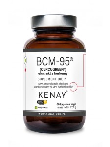 KURKUMA BCM-95® (CURCUGREEN®) CZYSTY EKSTRAKT Z KURKUMY 60 KAPSUŁEK