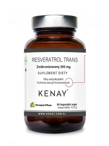 Resweratrol trans - zmikronizowany 200 mg 60 kaps.