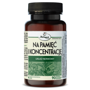 NA PAMIĘĆ I KONCENTRACJĘ 90 kaps.