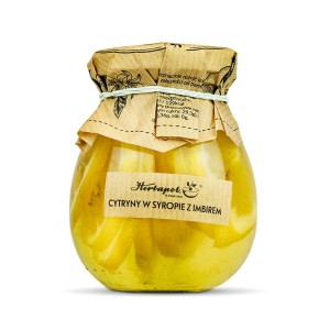 Cytryny w syropie z imbirem 260g