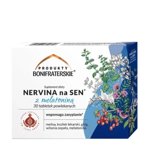 NERVINA na SEN z melatoniną 30 tabletek powlekanych