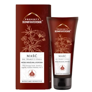 BONICARE SENSITIVE Maść do twarzy i ciała, skóra wrażliwa, atopowa 100 ml