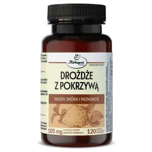 DROŻDŻE Z POKRZYWĄ 120 kaps.