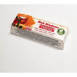 Blok Miodowy Kamiański PREMIUM z dziką różą 50 g