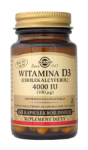 Witamina D3 4000 IU 60 kaps.roślinnych