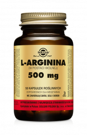 L-arginina 500mg 50 kapsułek