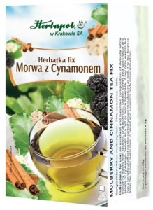HERBATKA FIX MORWA Z CYNAMONEM 20 saszetek po 2g