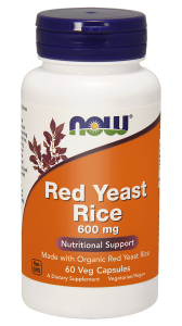 Red Yeast Rice 600 mg Czerwony Ryż 60 kapsułek wegetariańskich